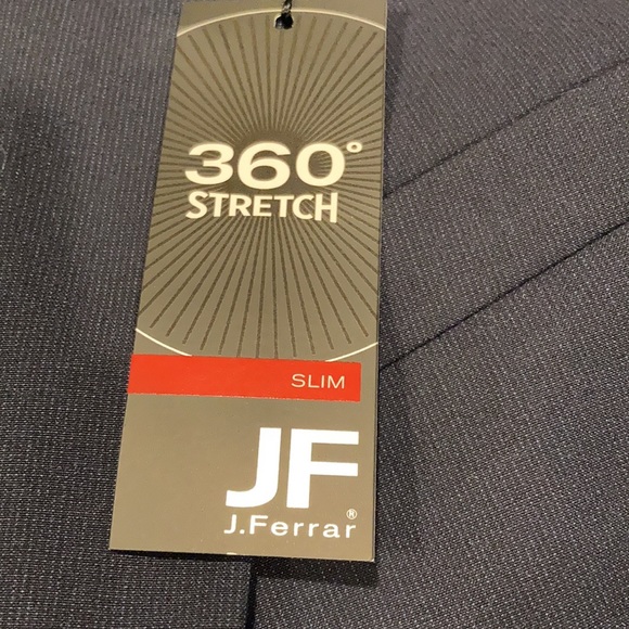 JF J.Ferrar Navy Slim Fit Suit Jacket 40 NWT - Picture 5 of 8